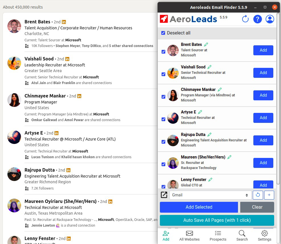 Aeroleads best ai lead finder Software